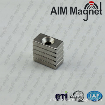 custom square magnets with threaded hole
